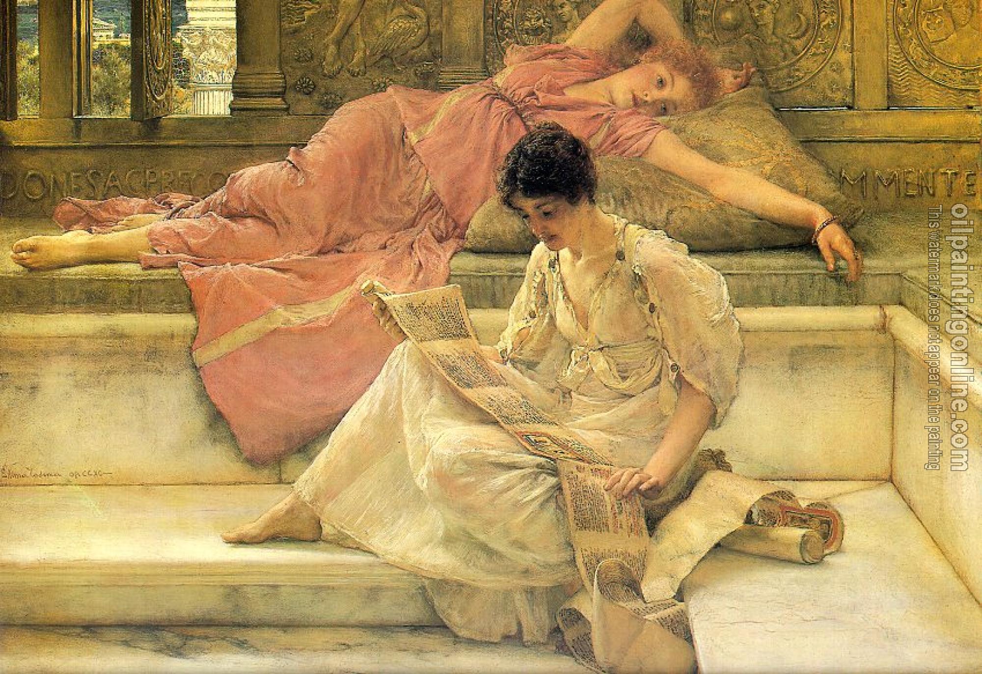 Alma-Tadema, Sir Lawrence - The Favorite Poet